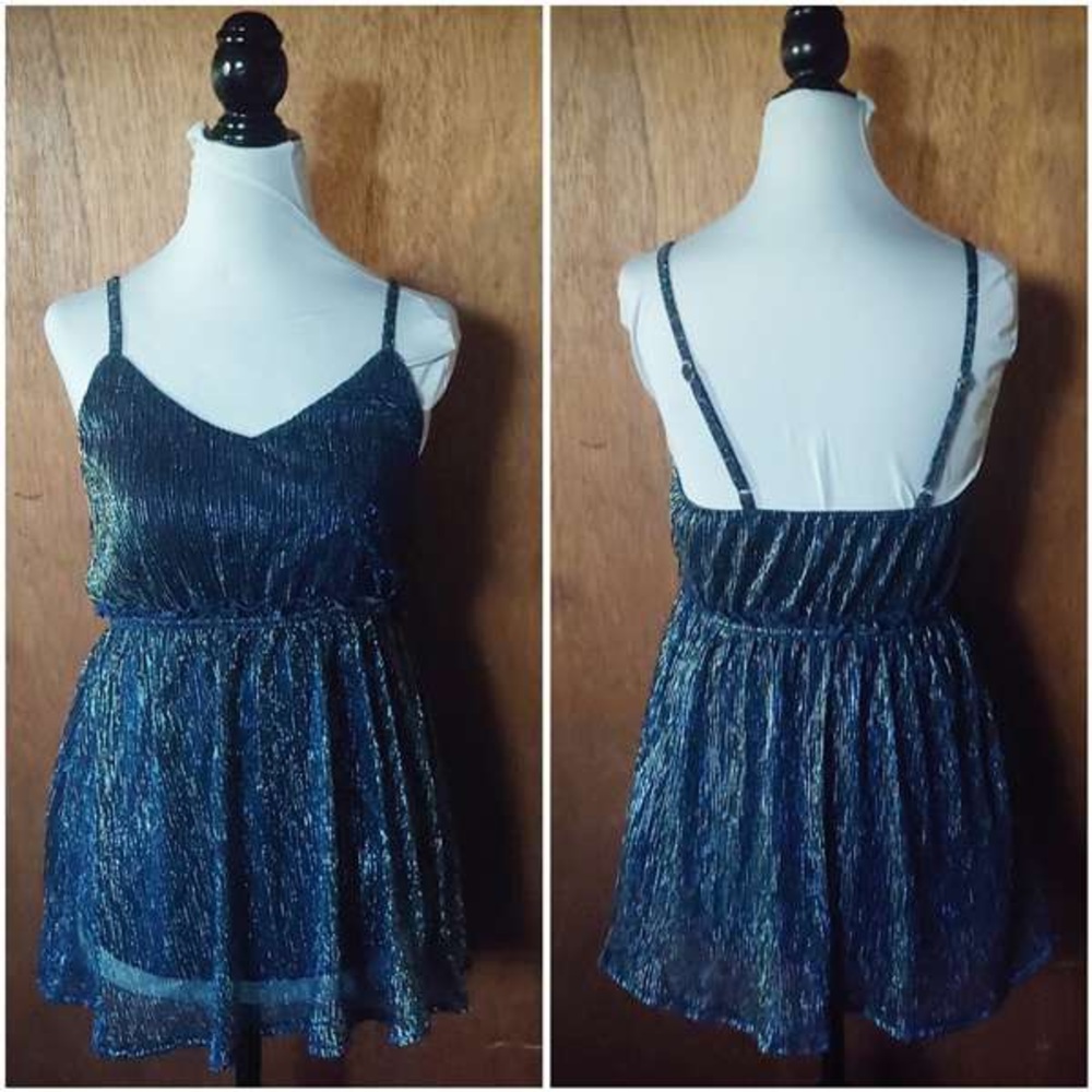 Shimmering Blue Dress